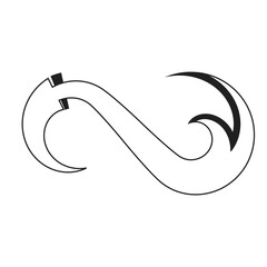 infinity icon vector illustration eps 