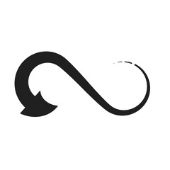 infinity icon vector illustration eps 
