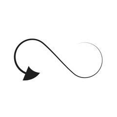 infinity icon vector illustration eps 