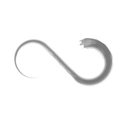 infinity icon brush stroke vector illustration eps