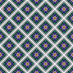 seamless pattern flower green 