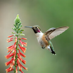 Fototapeta premium hummingbird in flight