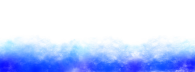 Blue Color isolated smoke PNG. Steam explosion special effect. Effective texture of steam, smoke, fog, clouds