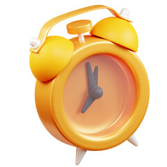 3d alarm clock.  3d design illustration
