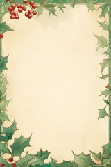 Classic Holly and Ivy Border
