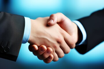 Businessmen Handshake. Greeting, Dealing, Merger and Acquisition, Joint Venture Concept