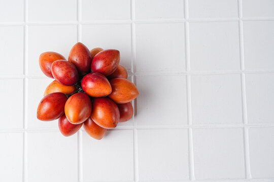 tamarillo fruit (Indonesia : terong belanda). Dutch eggplan