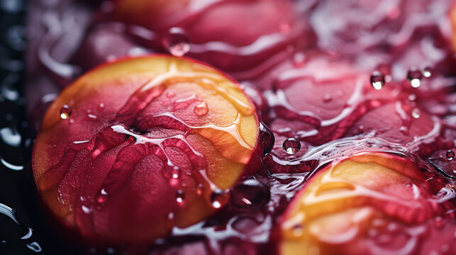 close up of apples HD 8K wallpaper Stock Photographic Image 