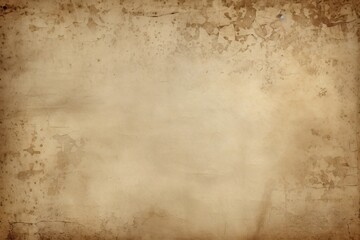 Obraz premium old paper on grunge background texture with space for text or image, Old paper sheet, Vintage aged Original background or texture, AI Generated