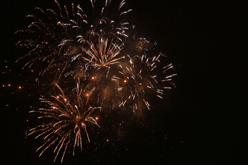 fireworks in the sky