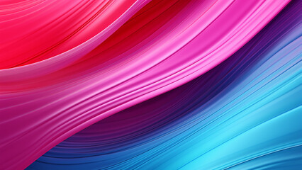 Electric Blue and Pink Neon Gradients Abstract Pattern Design