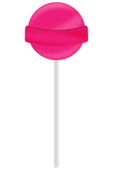 pink lollipop vector png