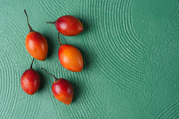 tamarillo fruit (Indonesia : terong belanda). Dutch eggplan