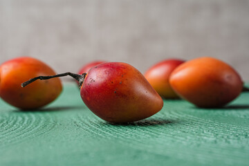 tamarillo fruit (Indonesia : terong belanda). Dutch eggplan