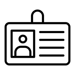 Id Card Icon Design