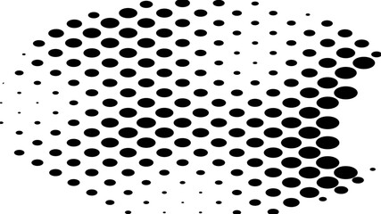 Abstract pop art comic style black halftone isolated on white background Vector. Dotted gold spray vector illustration. Abstract vector halftone background. Dot spray gradation vector