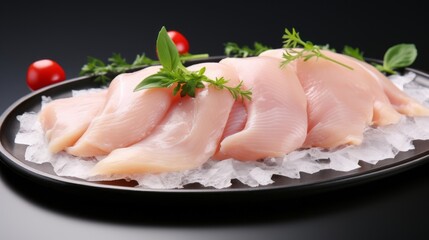 raw chicken filet 