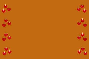 Happy Diwali wishes greeting card with blank copy space, graphic design illustration wallpaper, lighting candles, abstract background, festival celebration template