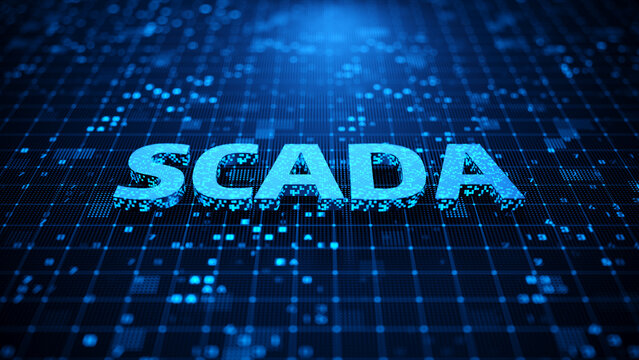 SCADA Supervisory Control And Data Acquisition. Business Technology Concept