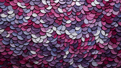 Fototapeta premium Elegant Plum and Gray Mosaic Tiles Abstract Pattern Inspiration