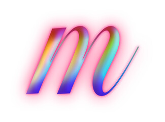 m Pink light Alphabet Lowercase