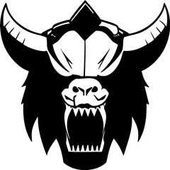 bull skull with horns