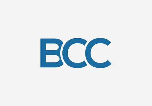 BCC. Business finance logo template vector icon illustration design