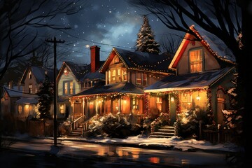 Christmas Lights - Generative AI