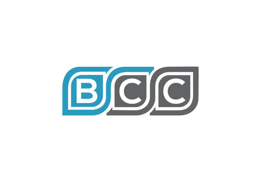 BCC letter logo combination design vector template. Group Letter logo BCC