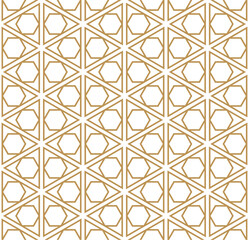Seamless abstract geometric pattern in Arabic style