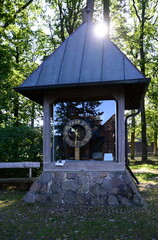 Clock in the Village Bockhorn, Walsrode, Lower Saxony
