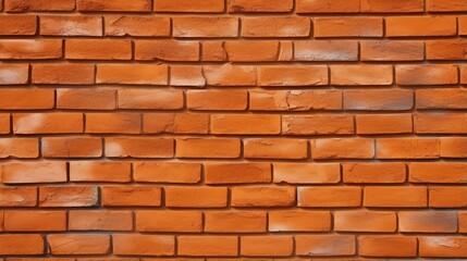 Obraz premium A traditional red brick wall serves as a classic textured background for professional commercial photography and design projects.