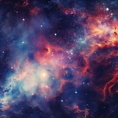 Fototapeta na wymiar stars and nebula