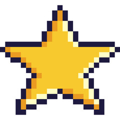 Obraz premium Star Pixel Art