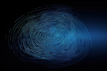 Fingerprint background. concept technology security