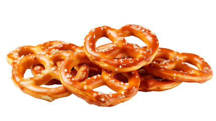 pretzels isolated on tranparent background
