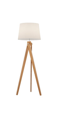 Decorative Floor Lamp Tripod or Floor lamp in retro style. Decorative tripos standing light 