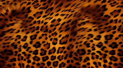 Foto op Canvas Leopard pattern, background © leriostereo