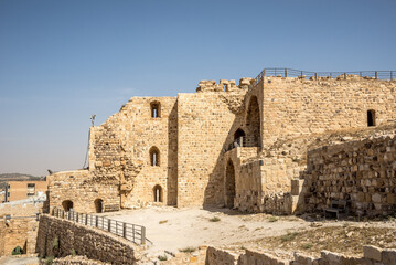 View at the ruins of Kerak castle - Jordan