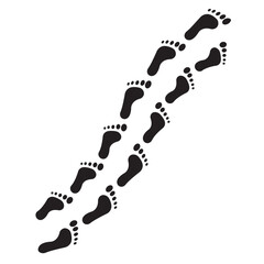 footprint icon vector