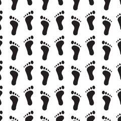 footprint icon vector
