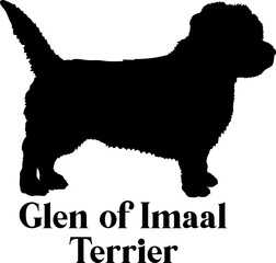 Glen of Imaal Terrier Dog silhouette dog breeds logo dog monogram logo dog face vector
SVG PNG EPS