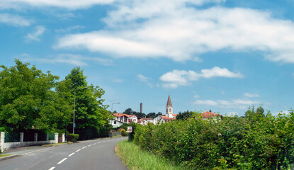 Fototapeta na wymiar Pyrénées-Atlantiques, Basque Country, village