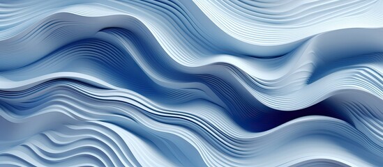 Fototapeta premium The abstract pattern design in this ai art illustration combines various textures using light and shadows to create a captivating white digital masterpiece where the intricate blend of lines