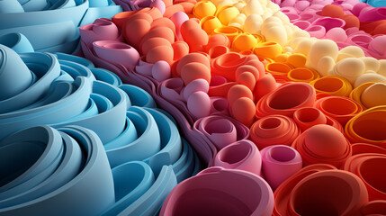 Obraz premium Rainbow background beautiful