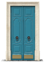 Obraz premium Entrance classic doors for the house