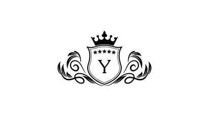 Luxury Royal Card Logo Y
