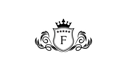 Luxury Royal Card Logo F