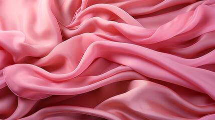 Obraz premium pink silk background HD 8K wallpaper Stock Photographic Image 