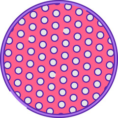 Powder Sponge Illustration PNG Transparent Background